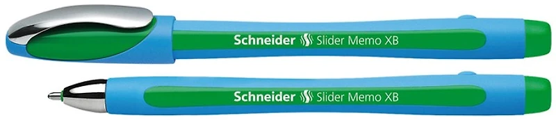 Schneider Ballpoint pen, Slider Memo series Green ink