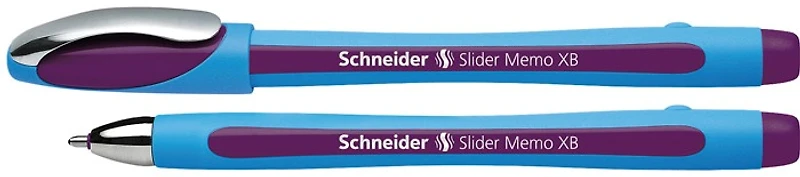 Schneider Ballpoint pen, Slider Memo series Violet ink