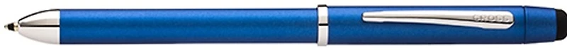 Stylo multifonction Cross, série Tech-3 Blue métalique avec stylus