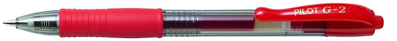 Stylo encre gel Pilot, série G2 Encre Rouge