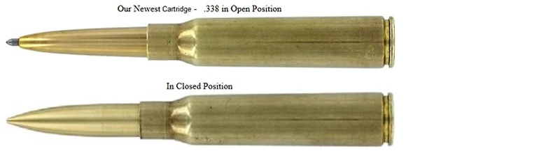 Stylo à bille Fisher Spacepen, série Specialty Laiton (.338 Cartridge)