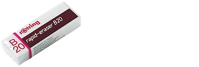 Efface Rotring, série Accessoires Rapid B eraser Blanc