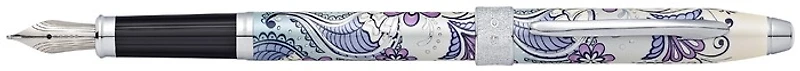 Stylo plume Cross, série Botanica Orchidée mauve