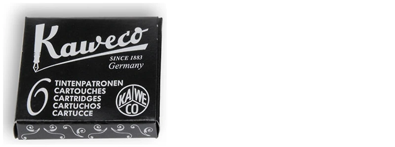 Cartouche d'encre Kaweco, série Recharge & encre Encre "Pearl Black"