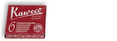 Cartouche d'encre Kaweco, série Recharge & encre Encre "Ruby Red"