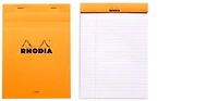 Bloc notes Rhodia, série Basics Orange (#16-Ligné)