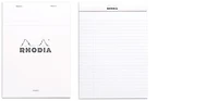 Bloc notes Rhodia, série Basics Blanc (#16-Ligné)