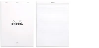 Rhodia Note pad, Basics series White (#18-Lined)