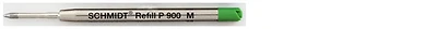 Schmidt Ballpoint refill, Ball Refill serie green ink (P900)