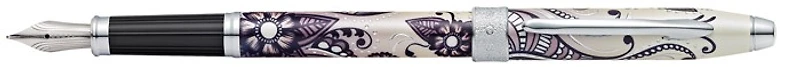Stylo plume Cross, série Botanica Primevère noire