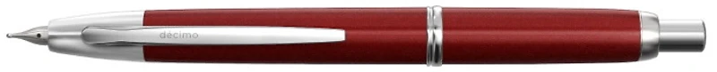 Pilot Fountain pen, Capless Decimo Retractable series Red
