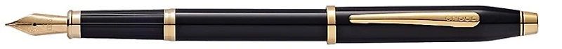 Stylo plume Cross, série Century II Noir laqué Gt