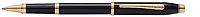 Stylo bille roulante Cross, série Century II Noir laqué Gt