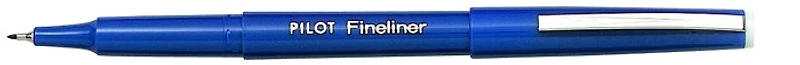 Crayon feutre Pilot, série Marker Pens Encre blue (Fineliner)