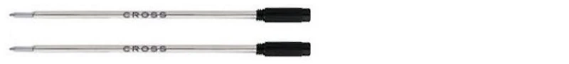 Recharge stylo Cross, série Recharge & encre Encre noire (Paquet de 2)
