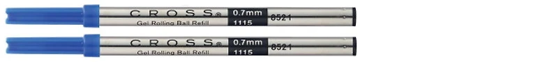 Cross Roller refill, Refill & ink series Blue ink (Pack of 2)