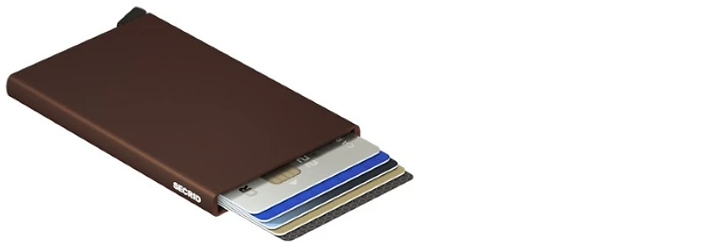 Porte-cartes Secrid, série Cardprotector Brun