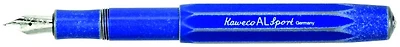 Kaweco Fountain pen, AL Sport Stonewashed series Blue