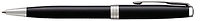 Stylo bille Parker, série Sonnet Classic Noir laqué CT