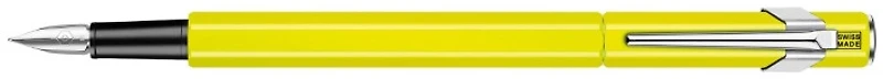 Stylo plume Caran d'Ache, série 849 FP Jaune fluo