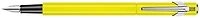 Stylo plume Caran d'Ache, série 849 FP Jaune fluo