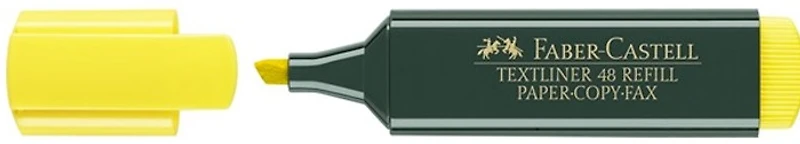 Faber-Castell Highliter, textliner 1548 series yellow