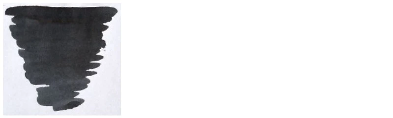 Bouteille d'encre Diamine, série Fountain Pen ink 80ml Encre Quartz Black