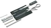 Carte multifonction Victorinox, série SwissCards Noir translucide