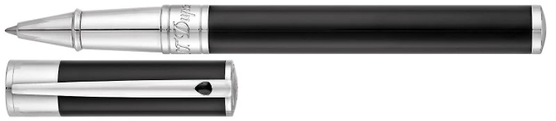 Stylo bille roulante Dupont, S.T., série D-Initial Noir CT