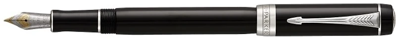 Stylo plume Parker, série Duofold Classic Noir CT (International)