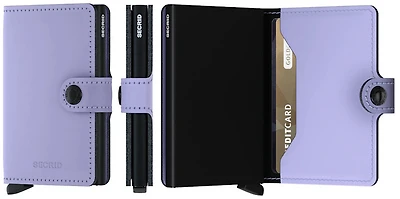 Secrid Card case, Miniwallet Matte series Lilac Black