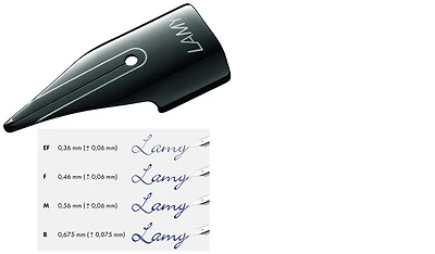 Lamy Fountain pen nib, Parts series Black Z52 (Lx)