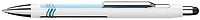 Stylet pour écran tactile (iPad) Schneider, série Epsilon Touch Blanc & Bleu