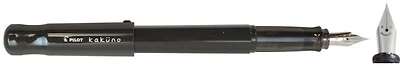 Stylo plume Pilot, série Kakuno Gris & Gris