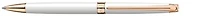 Stylo bille Caran d'Ache, série Léman Slim Blanc PGT 