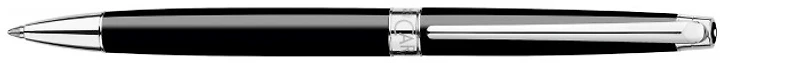 Stylo bille Caran d'Ache, série Léman Slim Noir ébène CT