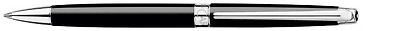 Caran d'Ache Ballpoint pen, Léman Slim series Black ebony CT