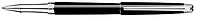 Stylo bille roulante Caran d'Ache, série Léman Slim Noir ébène CT