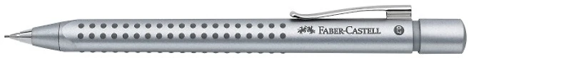 Porte mine Faber-Castell, série Grip 2011 Chrome satiné (0.7 mm)