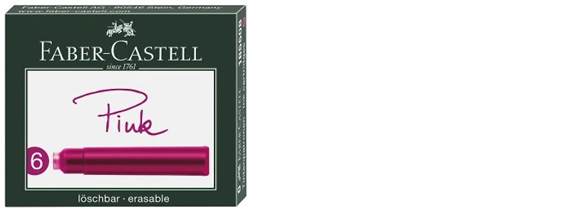 Faber-Castell Ink cartridge, Refill & ink series Pink ink