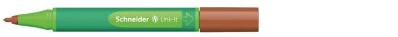 Schneider Felt pen, Link-It series Mahogany brown ink (1.0mm)