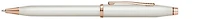 Stylo bille Cross, série Century II Blanc nacré PGT