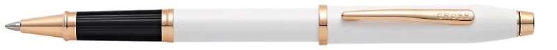 Stylo bille roulante Cross, série Century II Blanc nacré PGT