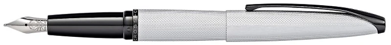 Stylo plume Cross, série ATX Chrome brossé BKT