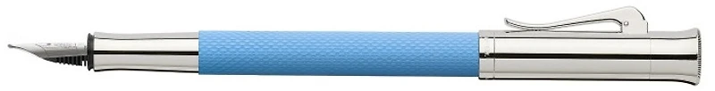Stylo plume Faber-Castell, Graf von, série Guilloche Resin Bleu golfe