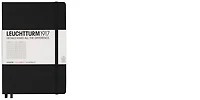 Carnet de notes Leuchtturm1917, série Notebook Medium (A5) Noir (Quadrillé, 145mm x 210mm)