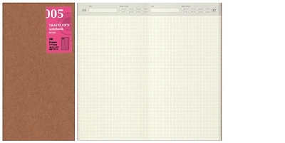 Traveler's Company Agenda refill, Notebook Refill series Cream (110mm x 210mm)