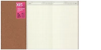 Traveler's Company Agenda refill, Notebook Refill series Cream (110mm x 210mm)
