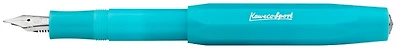 Kaweco Fountain pen, Frosted Sport series Translucent turquoise (Light Blueberry)