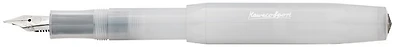 Kaweco Fountain pen, Frosted Sport series Translucent white (Natural Coconut)